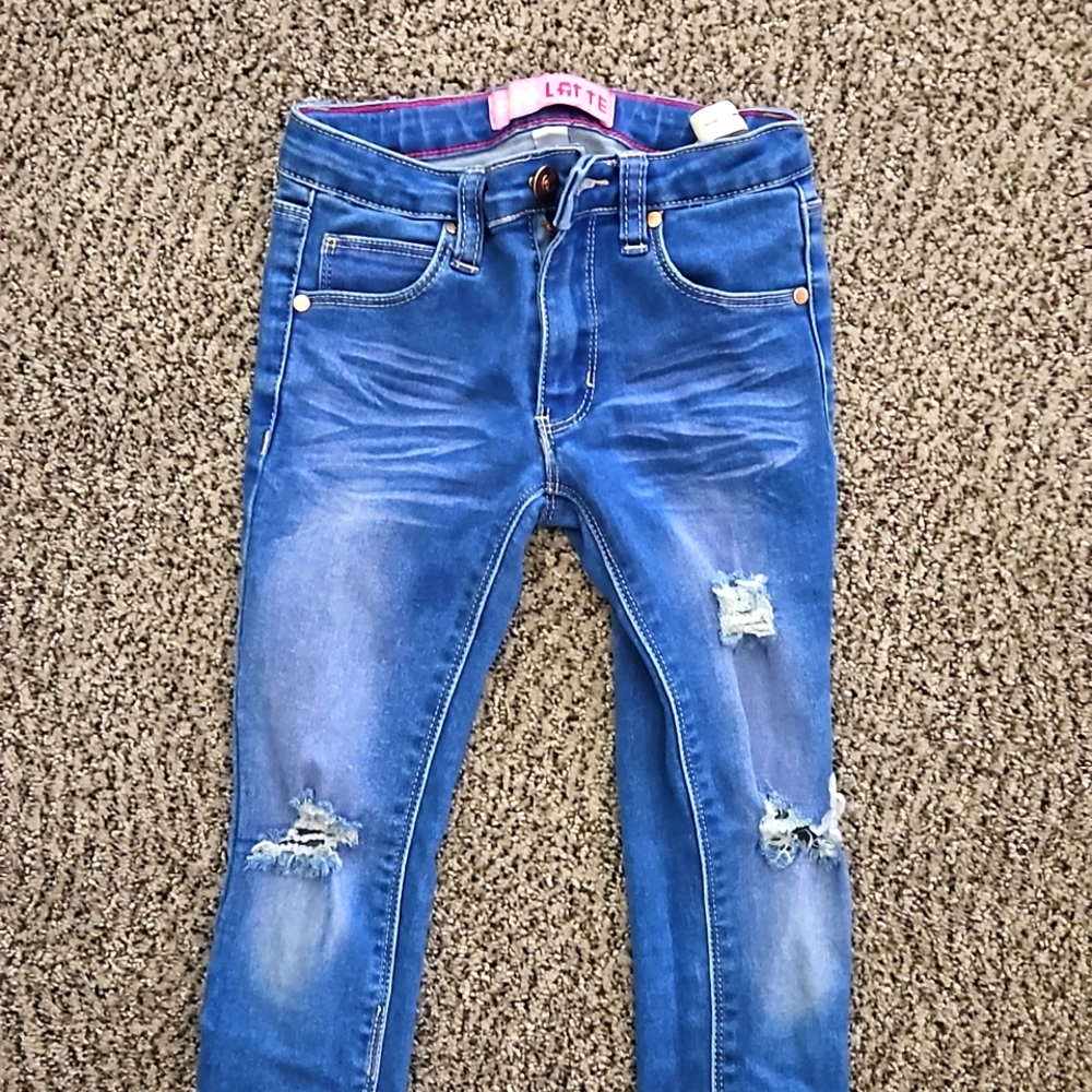 Pink Latte skinny jeans